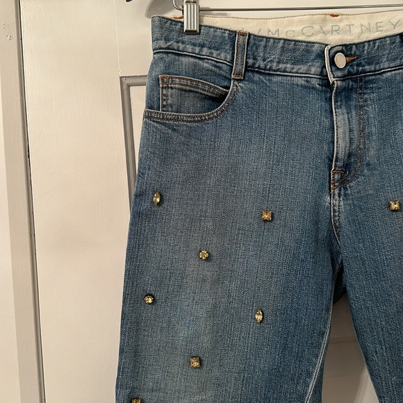 Stella McCartney Rhinestone Embellished Jeans - Picture 2 of 7
